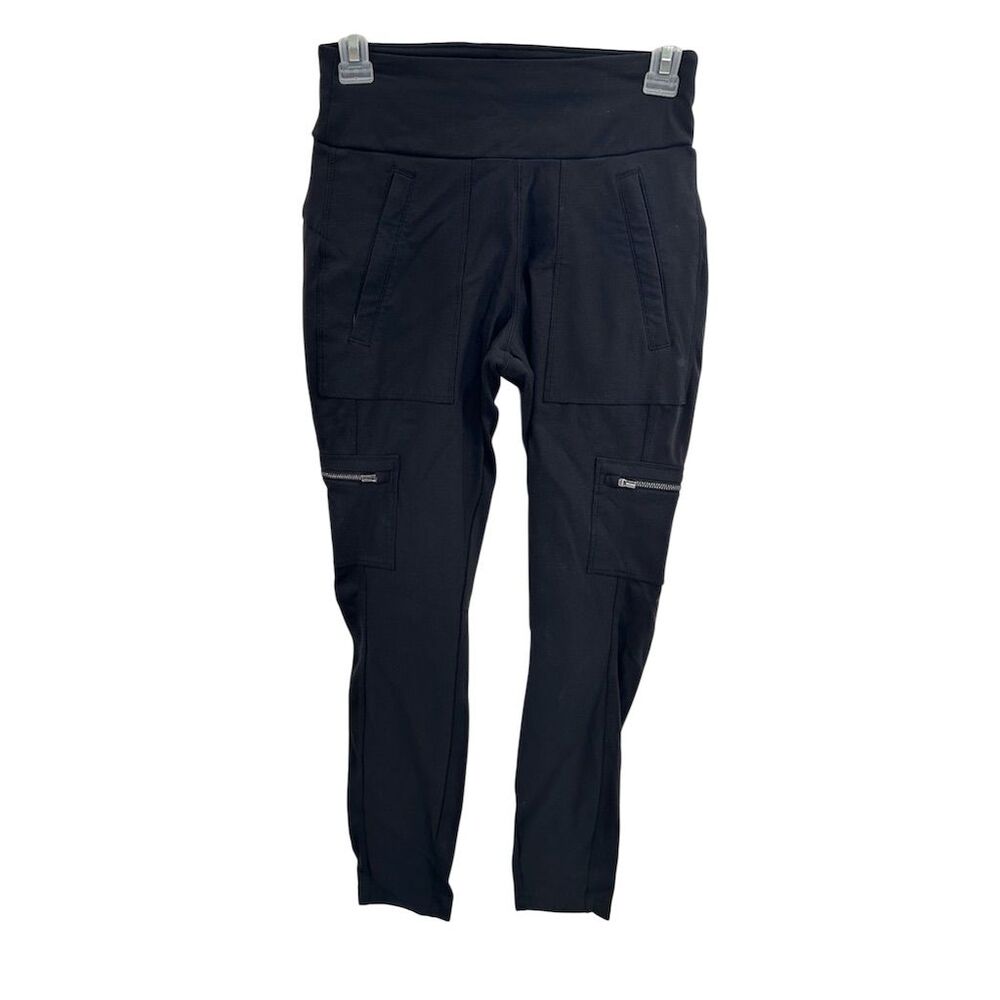 Athleta Women's Sz 0 Cargo‎ Pants Black Athletic